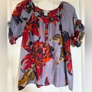 ⭐Host Pick⭐Elegant Silk blend blouse M